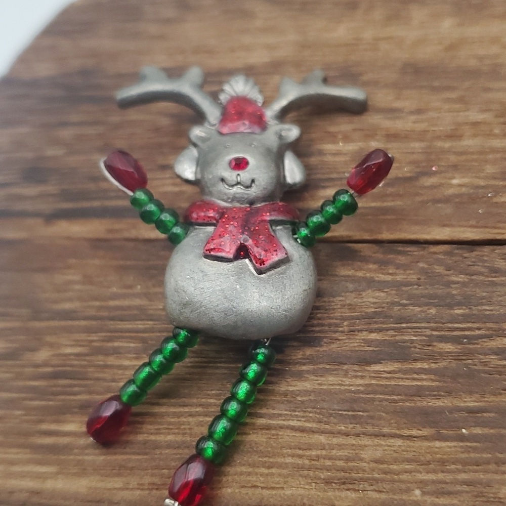 Cool reindeer Christmas 🎄  brooch‎ B502 - Picture 2 of 6